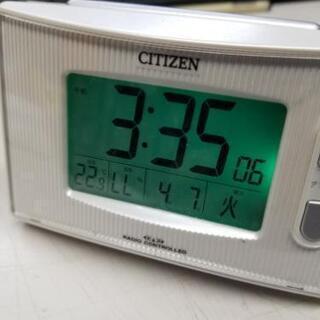 CITIZEN　シチズン時計 電波デジタル置き時計 電波めざまし時計