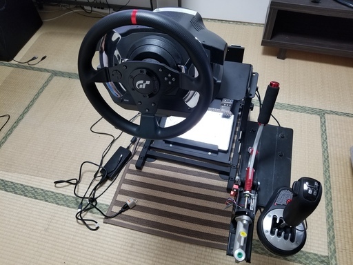 「スラストマスターT500RS セット + レーシングホイールスタンド + Hパターンマニュアルシフト TH8A