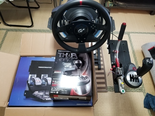 スラストマスターT500RS セット + レーシングホイールスタンド + H