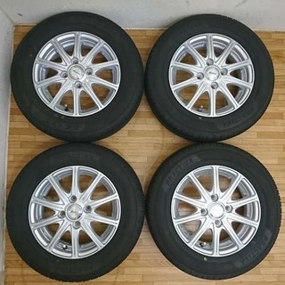 新古？ガリ無し社外アルミ付 18年ヨコハマ 夏タイヤ145/80R13 タント ...