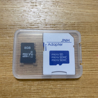 【取引決定】MicroSD 8ギガ　アダプタ付き
