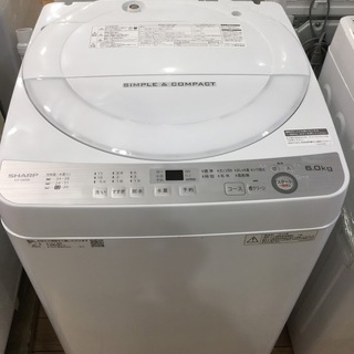 安心1年保証付】SHARP 全自動洗濯機 ES-GE6B 2018年製【ﾄﾚﾌｧｸ