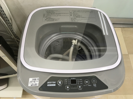 メーカー直送】 BESTEK 2018年製 BTWA01 3.8kg洗濯機 洗濯機