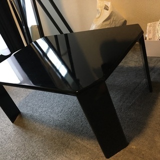 折り畳みローテーブル　ブラック