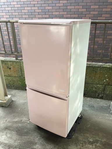 シャープ 137L 2ドア冷蔵庫 ピンク系 SJ-C14B-P