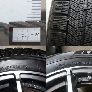 スタッドレスタイヤ　ブリジストンブリザックVRX 215/60R17 ＋アルミホイール　窒素ガス封入