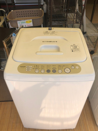 【リサイクルサービス八光　田上店　安心の1か月保証　旧鹿児島市内配達・設置無料】TOSHIBA 東芝 4.2kg 全自動洗濯機 AW-204(W) ホワイト系