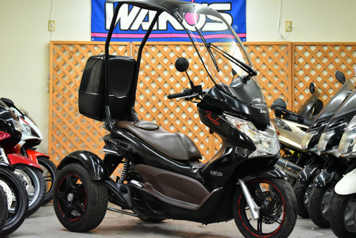 ☆PCXトライク＊屋根付＊ETCバックギア付＊170ccボアアップ＊側車付軽二輪＊＊WAKO’Sオイル交換済＊下取り全国配送も可能です☆彡