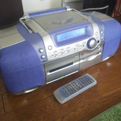 KENWOOD CD MD カセットデッキ リモコン付き