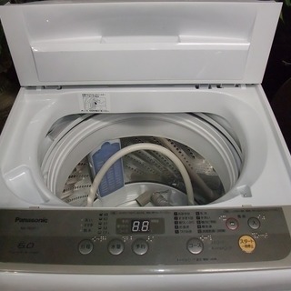 ■R2095) Panasonic パナソニック　全自動洗濯機　洗濯容量6.0㎏ 2018年製! 洗濯機 店頭取引大歓迎♪ □R2095) Panasonic パナソニック 全自動洗濯機 洗濯容量6.0㎏ 2018年