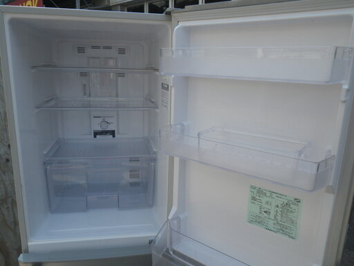 ■配達可■三菱 256L 2ドア冷凍冷蔵庫 MR-H26S-S　2012年製
