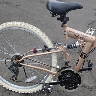 札幌 自転車 BGC-M26 折りたたみ自転車 マウンテンバイク 現状渡し 中古