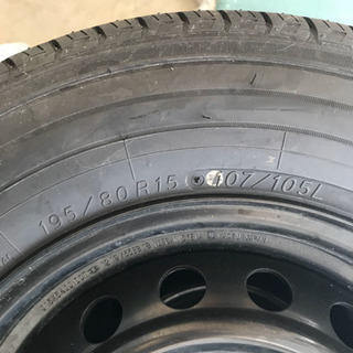 タイヤ、ホイール 沖縄 NV350キャラバン 新車取り外し品 195/80R15 