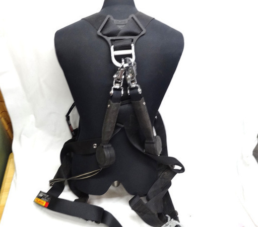 タジマ 安全帯 ハーネス ランヤード付き 型番不明 一本つり専用 硬質焼入ゲート Ｍサイズ 2018年製 TAJIMA TJMデザイン  札幌市 平岸 タジマ 安全帯 ハーネス ランヤード付き 型番不明 一本つり専用 硬質焼