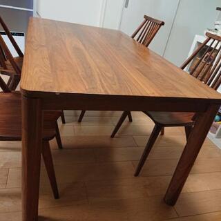再再値下げ！日本製 レグナテック 無垢テーブル 1-style チェア セット 日本製  バラ売り可能