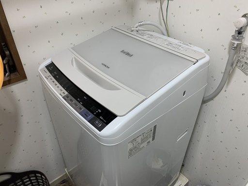 洗濯機 日立 ビートウォッシュ BW-V80A 2016年製