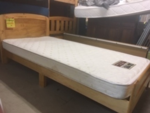 ID:G918935　マット付シングルベッド