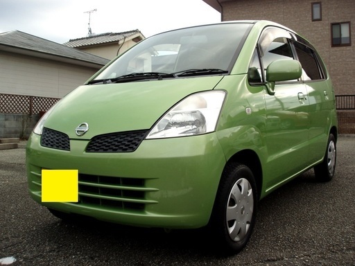自動車リース 1か月16,500円(1日あたり550円) 日産 モコ(緑 ...