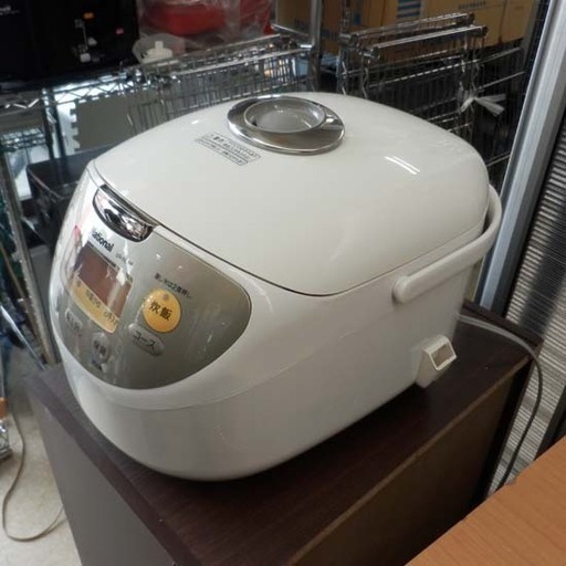 炊飯器 10合 2007年製 ナショナル SR-NC18 national 白 ホワイト 一升炊き ペイペイ対応 札幌市西区西野