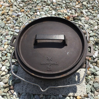 スノーピーク 和鉄ダッチオーブン28と収納ケース