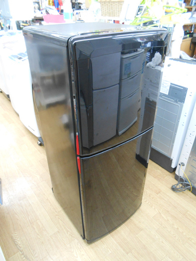 三菱 2ドア 冷蔵庫 136L MR-14N-B ミツビシ 2008年製  100Lクラス ☆ PayPay(ペイペイ)決済可能 ☆ 札幌市 清田区 平岡