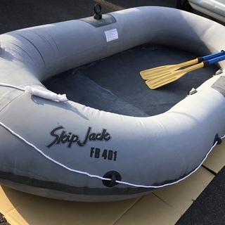 ＜良品＞SKIP JACK FB401 ゴムボート 4人乗・釣りボートに如何ですか！