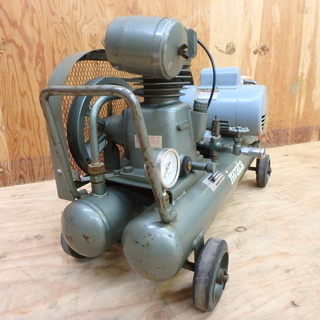 岩田 エアーコンプレッサー SU-072NB 動作確認済み イワタ 100V タンク 