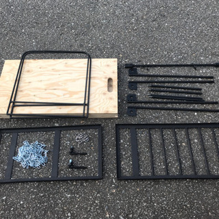 ハンドメイドな焚き火ハンガー