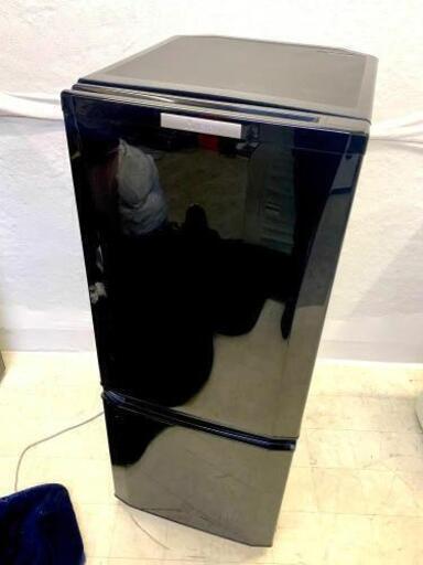 三菱  MITSUBISHI ノンフロン冷凍冷蔵庫  MR-P15Y-B ブラック 2015年製