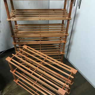 木製 棚 ラック 3段×3個セット