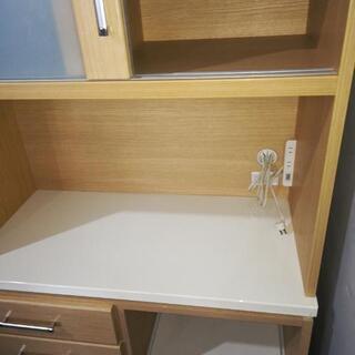 美品　食器棚　収納　組み合わせ可能　レンジ台　