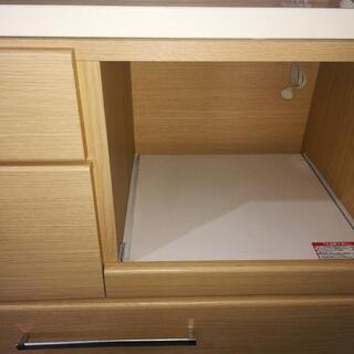 美品　食器棚　収納　組み合わせ可能　レンジ台　