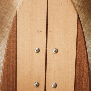 ロングスケートボード　ハイビスカス柄　BARFOOT CUSTUM BOARDS　KRYPTONICS Classic　ビーチスタイル　サーフ