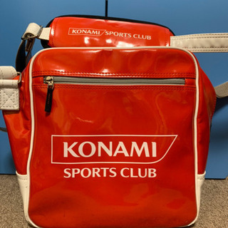 KONAMIスポーツショルダーバッグ　赤色
