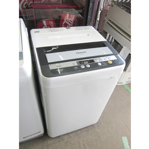 札幌 5kg 2013年製 全自動洗濯機 パナソニック NA-F50B6 ホワイト ネイビー 家電 Panasonic 一人暮らし 新生活 本郷通店