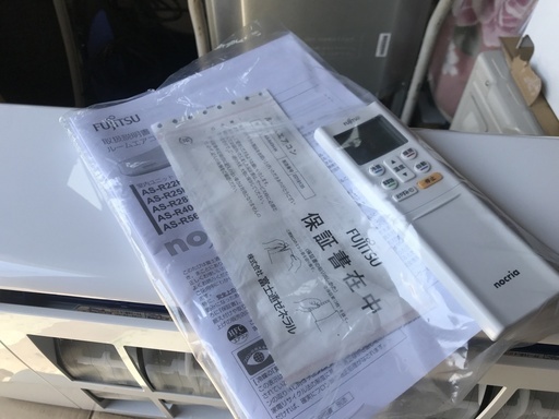 富士通 nocria 8畳 AS-R25H お掃除エアコン 2019年製 ほぼ使用してい