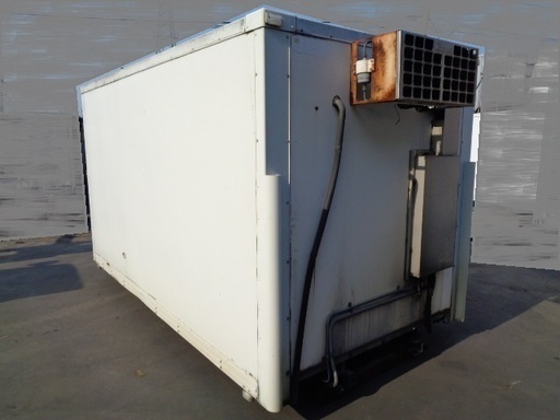トラックコンテナ 箱 2ｔ 3400x1830x1930 冷凍冷蔵 倉庫 物置 ガレージ 愛媛より