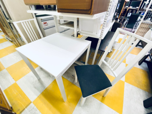 【リサイクル スターズ鹿大通店】2人掛け　ダイニングテーブル　IKEA