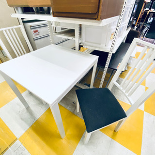 【リサイクル スターズ鹿大通店】2人掛け　ダイニングテーブル　IKEA