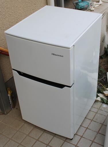 2018年製 2ドア 93L 冷凍冷蔵庫 ハイセンス 宮前区