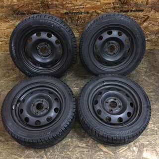 BS BLIZZAK REVO2 185/55R14】スタッドレス 4本【VW ポロ 純正スチール