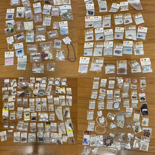 大幅値引き‼️手芸用ビーズとパーツ(400〜500種類)‼️6〜7万円分を半額以下で✨
