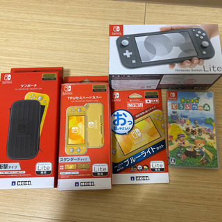 switch lite、どうぶつの森など5点セット