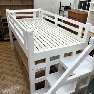 展示品☆美品）ロフトベッド 在庫1点【自社配送☆代引き可】
