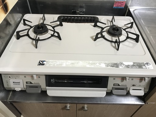 リンナイ Rinnai ガステーブル　ガスコンロ 都市ガス 水無し片面焼きグリル 右強火力 KGM64BE2R