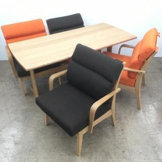 中古 店舗近郊送料格安 筑波産商 リビングダイニング5点セット