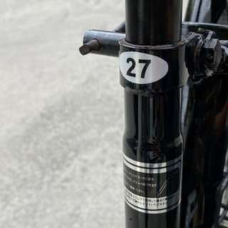 【10%値下げ】自転車　ママチャリ　6段ギア　27インチ　黒