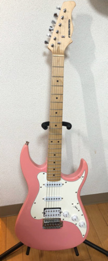 エレキギターPLAYTECH ST250II S-S-H Maple Pink