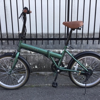 ＜超美品＞MALDINI・マルディーニ 20インチ・折りたたみ自転車  シマノ6段変速
