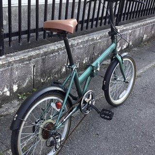 ＜超美品＞MALDINI・マルディーニ 20インチ・折りたたみ自転車  シマノ6段変速